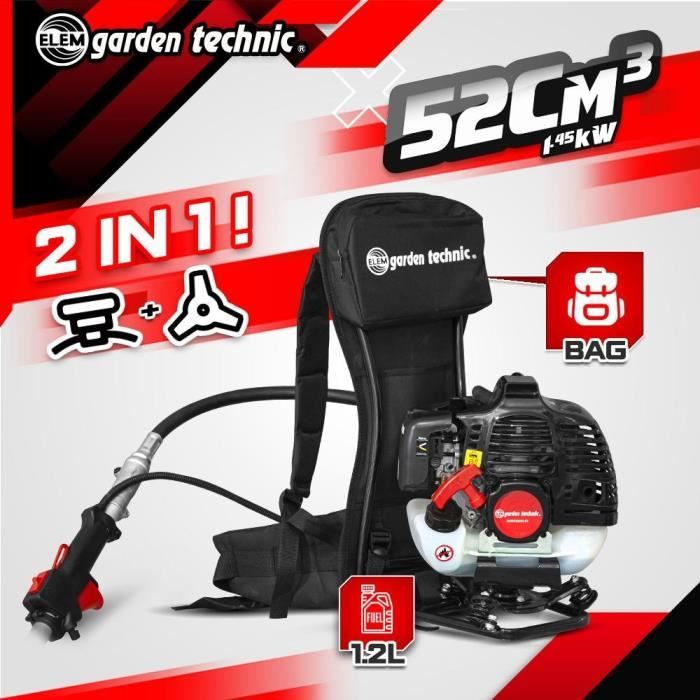 ELEM DCBT52DO-22 Backpack Brushcutter - 52cc - Padded Harness