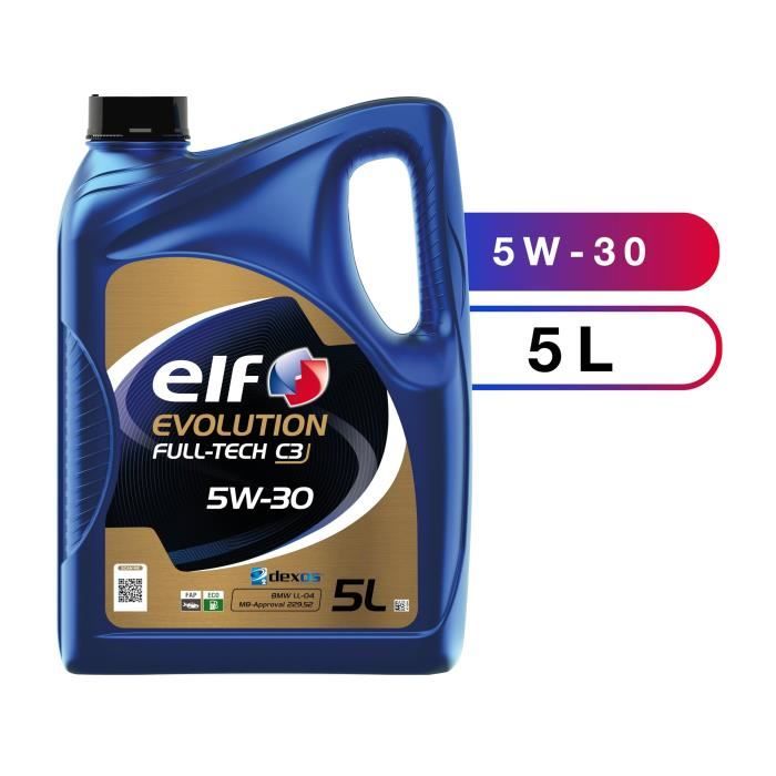 ELF MOTOR OIL 5L EVOLUTION FULLTECH C3 5W30