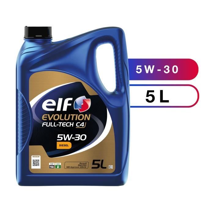 ELF MOTOR OIL 5L EVOLUTION FULLTECH C4 5W30