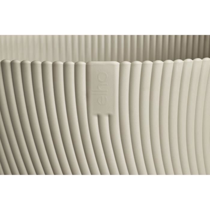 Flower pot - ELHO - Sereh Round 30 - Beige - L 30 x B 29.5 x H 25 cm - 100% recycled