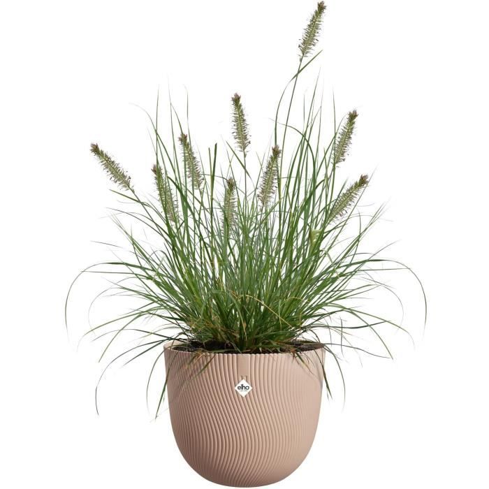 Flower pot - ELHO - Sereh Rond 40 - Brown - Ø 39 x H 33 cm - 100% recycled