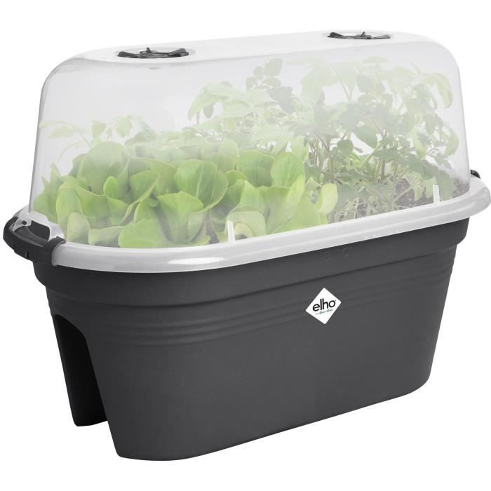 ELHO - Gb Balconiere Set De Cult 55 - Living Black - L 55 x B 28.5 x H 25 cm - Balcony - 100% recycled
