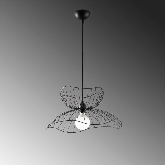 Suspension lustre industriel D BY M.RED Black - Métal robuste - Design industriel - Moderne
