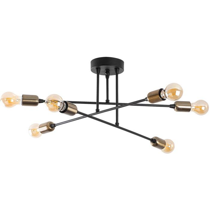 Suspension lustre D BY M.RED Black - Métal noir - Glamour - Ambiance élégante
