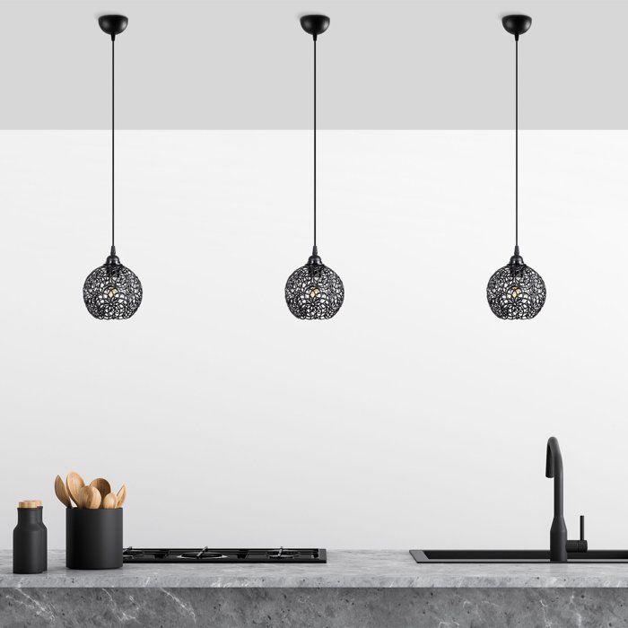 Chandelier - D BY M.RED - Black - Black Metal - Elegant - Contemporary Style