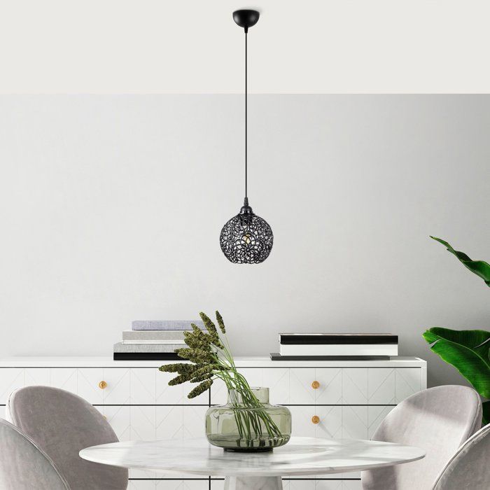 Chandelier - D BY M.RED - Black - Black Metal - Elegant - Contemporary Style