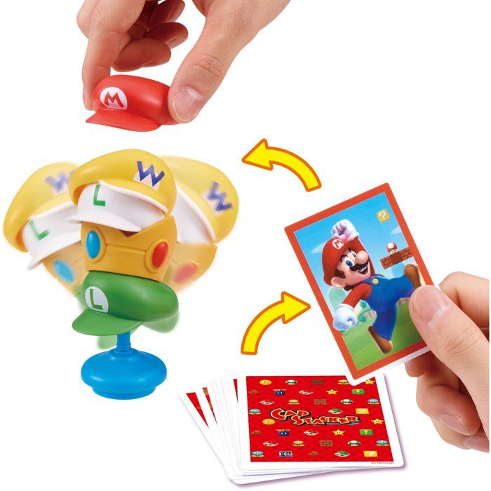 Super Mario Cap Stacker - Balance Game - EPOCH GAMES - Stacking - Skill Game