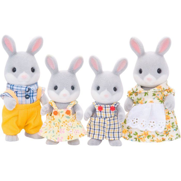 SYLVANIAN FAMILIES 3134 Family Gray Rabbit