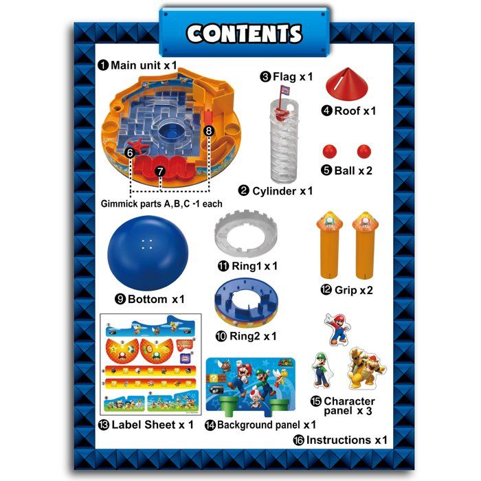 Board game - EPOCH 7378 - Super Mario Castle Land