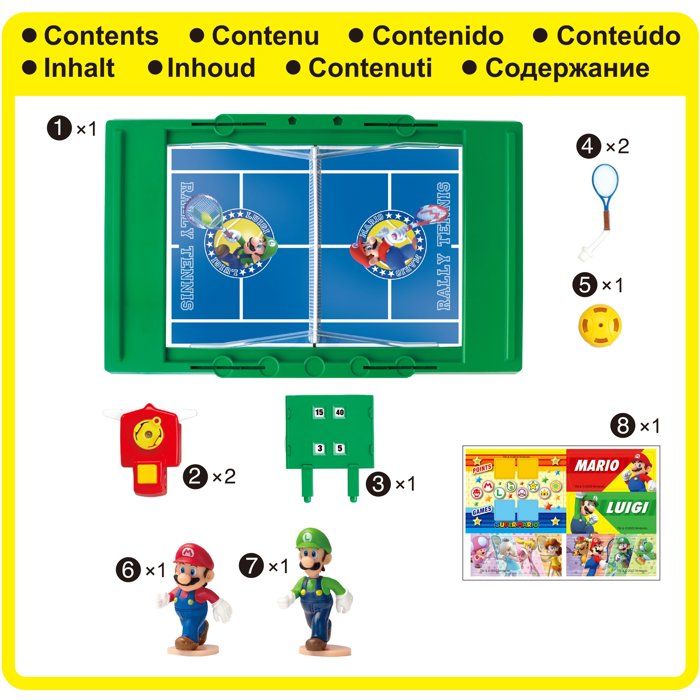 Super Mario Rally Tennis - Epoch Games - Ambrance and action game