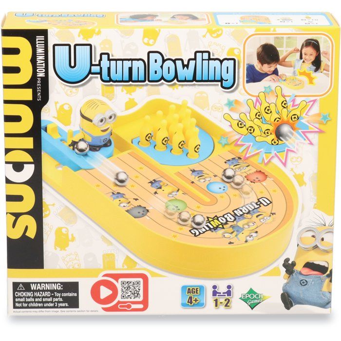 Bowling Game - EPOCH GAMES - Minions U-turn Bowling - Make a Strike with the Minions!