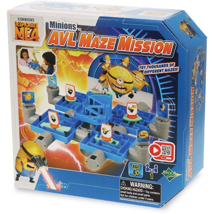 Maze Game - EPOCH GAMES - Minions AVL Maze Mission - Guide the Ball, 25,000 Combinations!