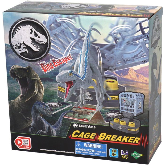 Board game with T-Rex and cage - EPOCH - Jurassic World Cage Breaker
