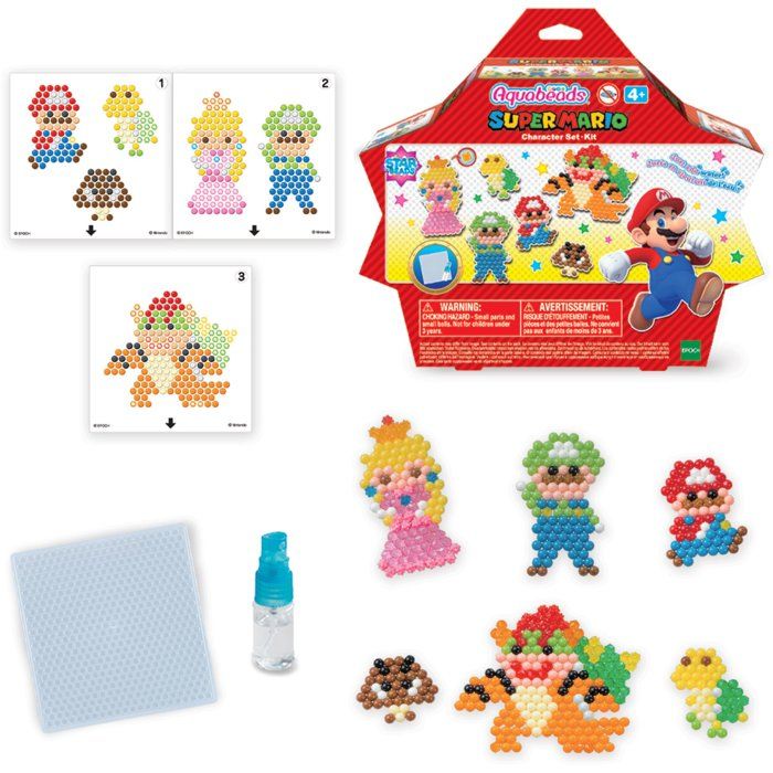 The Super Mario Kit - Aquabeads - 31946 - Pearls that stick with water