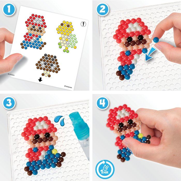 The Super Mario Kit - Aquabeads - 31946 - Pearls that stick with water
