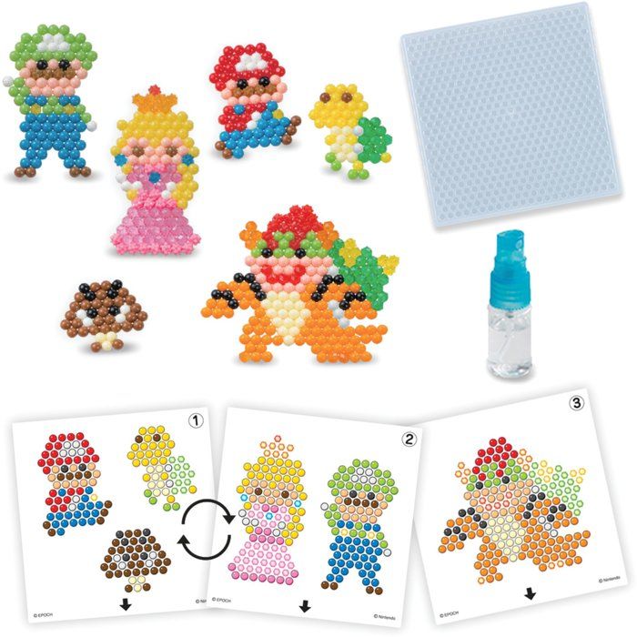 The Super Mario Kit - Aquabeads - 31946 - Pearls that stick with water