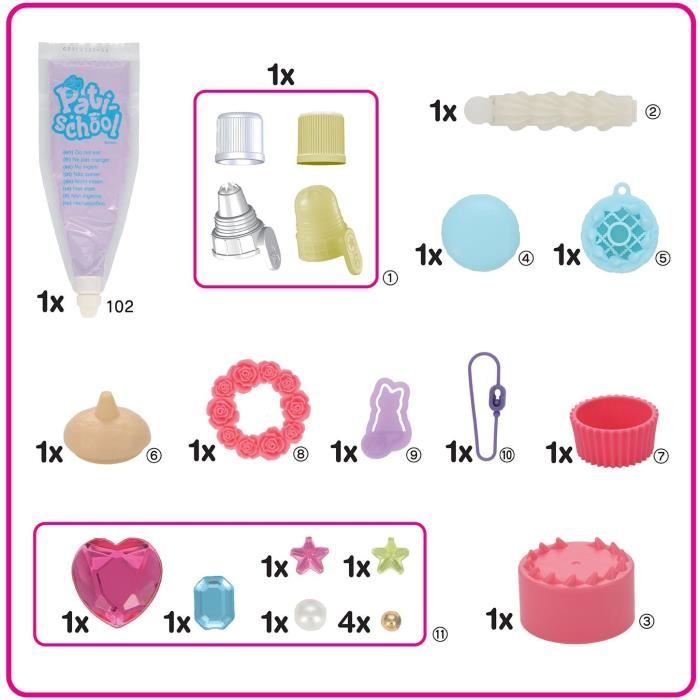 Culinary game - EPOCH 32332 - The purple decoration kit