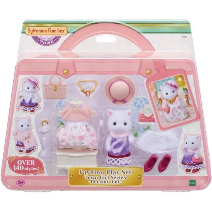 SYLVANIAN FAMILIES 5461 The Fashion Suitcase And Big Sister Persian Cat