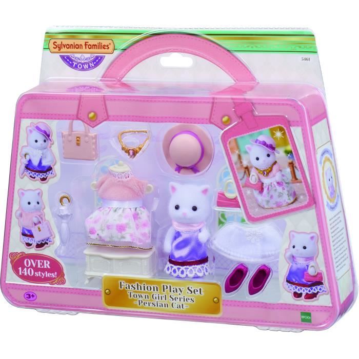 SYLVANIAN FAMILIES 5461 The Fashion Suitcase And Big Sister Persian Cat