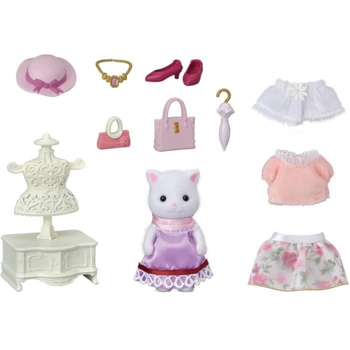 SYLVANIAN FAMILIES 5461 The Fashion Suitcase And Big Sister Persian Cat