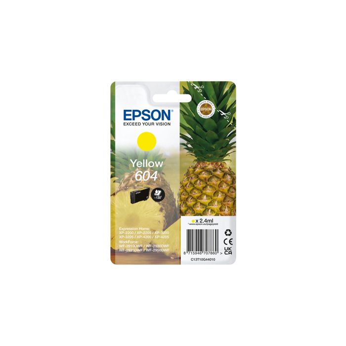 Ink - EPSON - Yellow - Pineapple 604