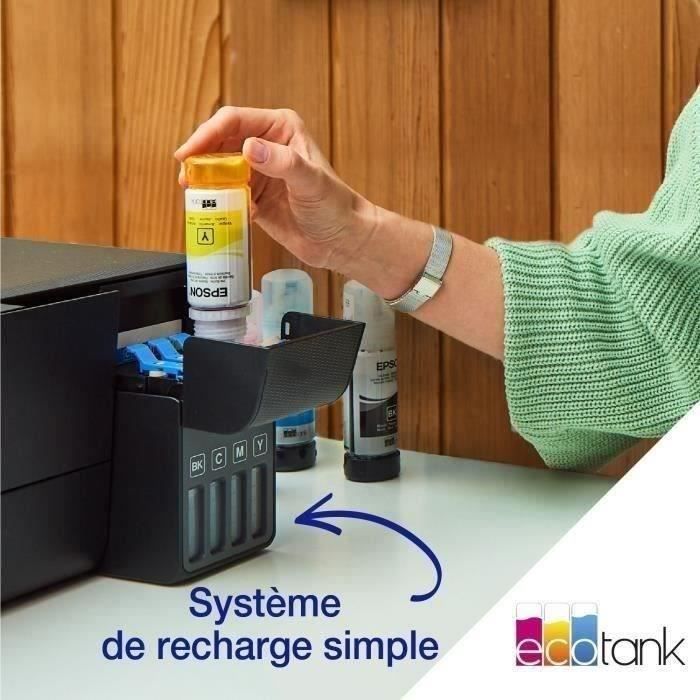A4 Multifunction Printer - EPSON - Ecotank ET-2860 - Wi-Fi - Equipped with ink tanks