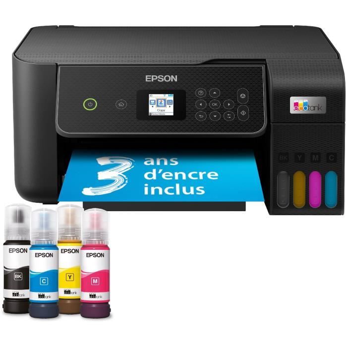 A4 Multifunction Printer - EPSON - Ecotank ET-2870 - Wi-Fi - Ink Tanks - 3 Years Ink Included