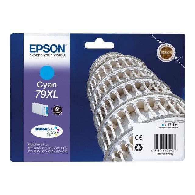 Epson 79XL Pisa Tower Cyan Ink Cartridge