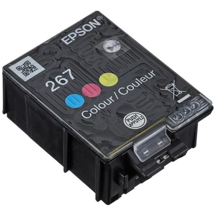 EPSON 267 Ink Cartridge - Cyan, Magenta and Yellow - Standard Capacity 200 pages