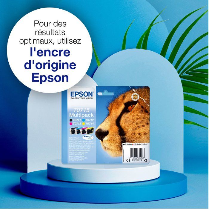 EPSON Multipack T0715 - Cheetah - Black, Cyan, Magenta, Yellow