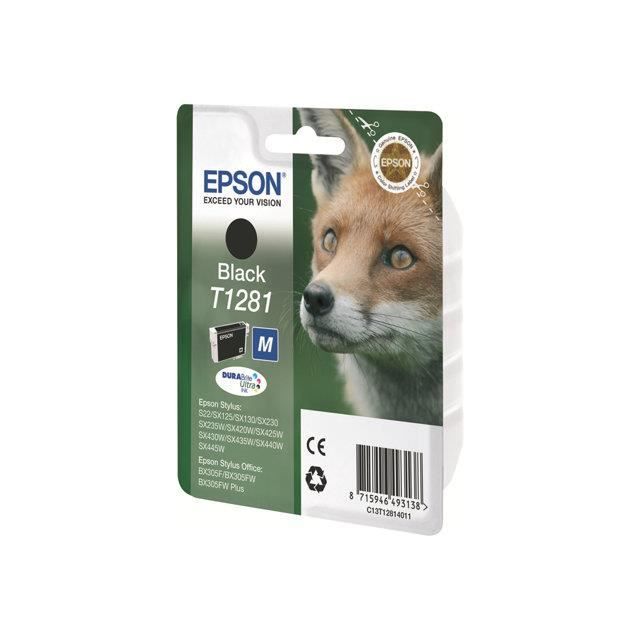 EPSON T1281 Cartridge - Fox - Black
