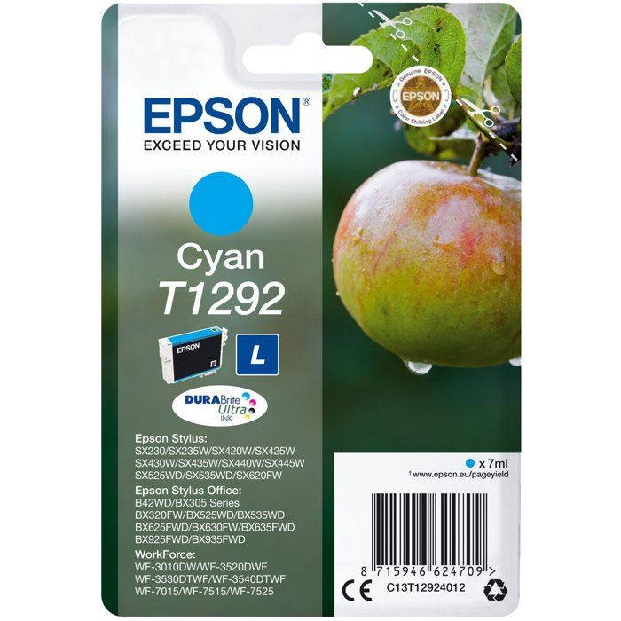 EPSON T1292 Cartridge - Apple - Cyan