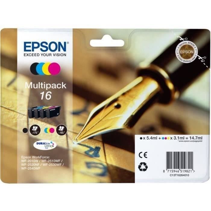 EPSON 16 Pen Cartridge - Black and Tri-Color - 14.7ml