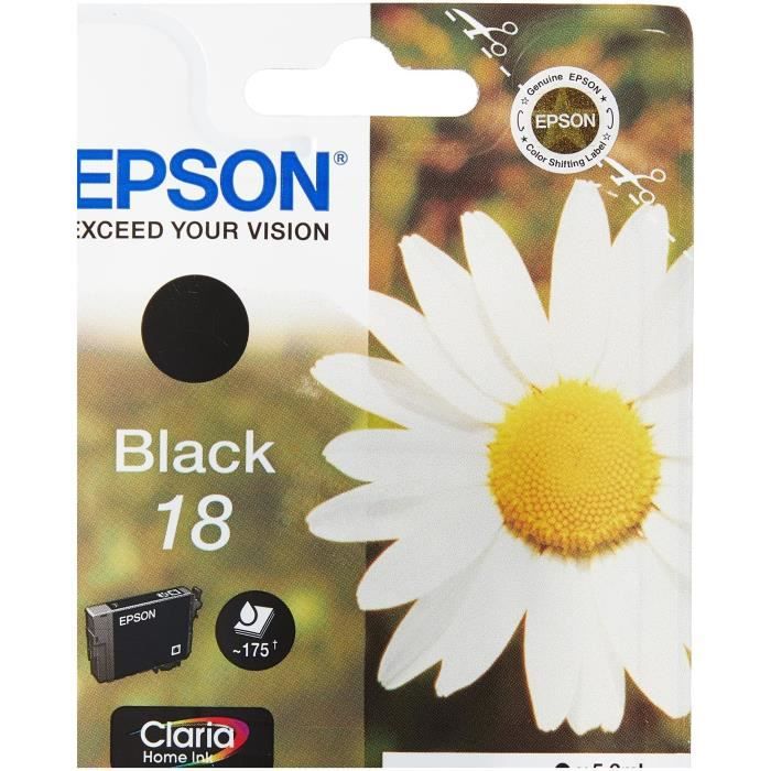 EPSON T1801 Cartridge - Daisy - Black
