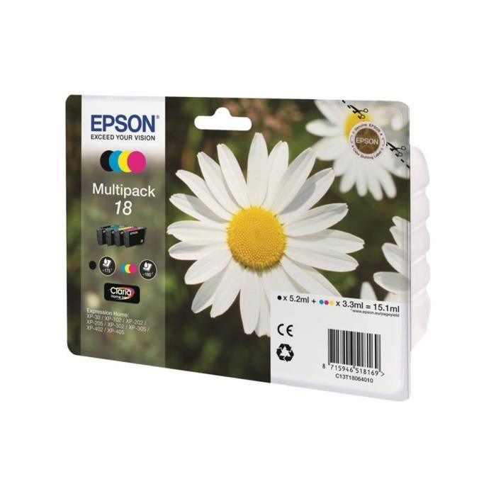 EPSON Multipack T1806 - Daisy - Black, Cyan, Magenta, Yellow