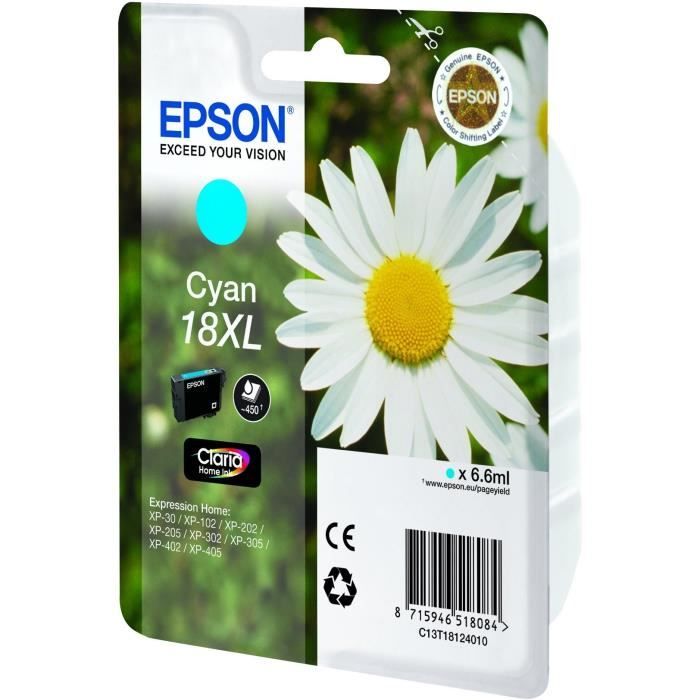 EPSON T1812 Cartridge - Daisy - Cyan XL