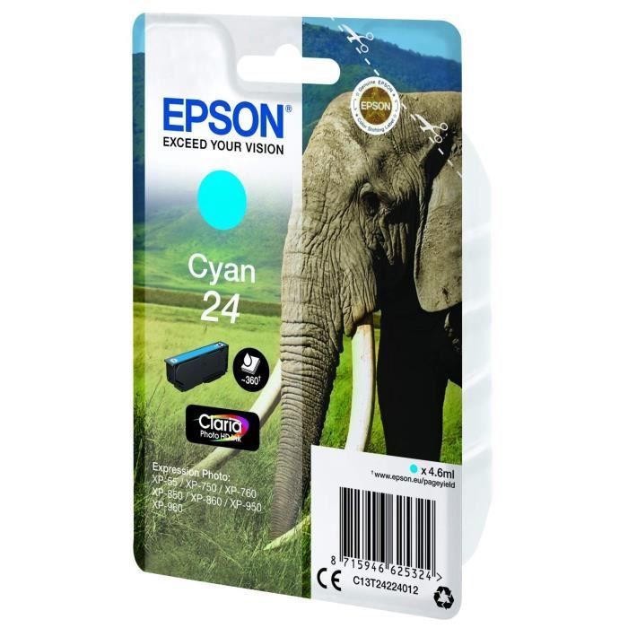 EPSON Cartridge T2422 - Elephant - Cyan