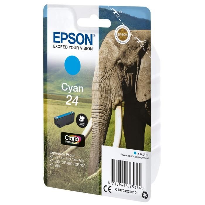 EPSON Cartridge T2422 - Elephant - Cyan