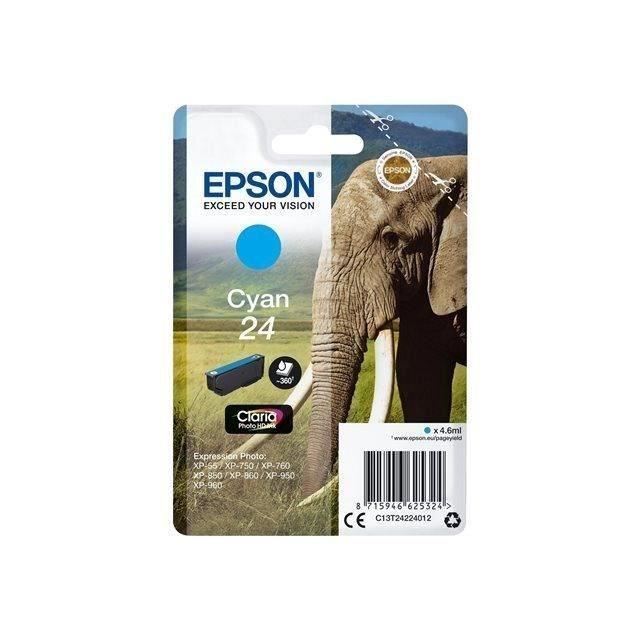 EPSON Cartridge T2422 - Elephant - Cyan