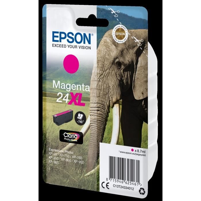 EPSON Cartridge T2433 - Elephant - Magenta XL