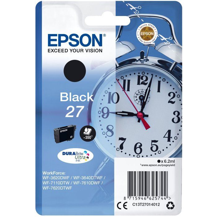 EPSON T2701 Cartridge - Alarm Clock - Black