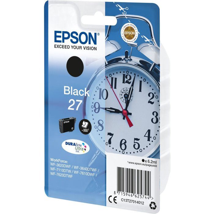 EPSON T2701 Cartridge - Alarm Clock - Black