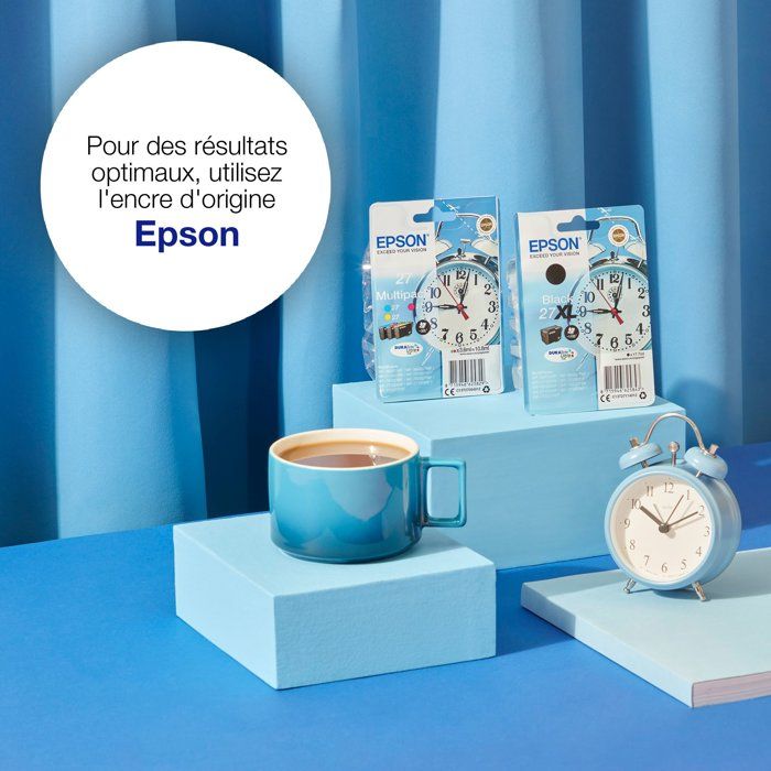 EPSON Multipack T2715 - Alarm Clock - Cyan, Magenta, Yellow XL