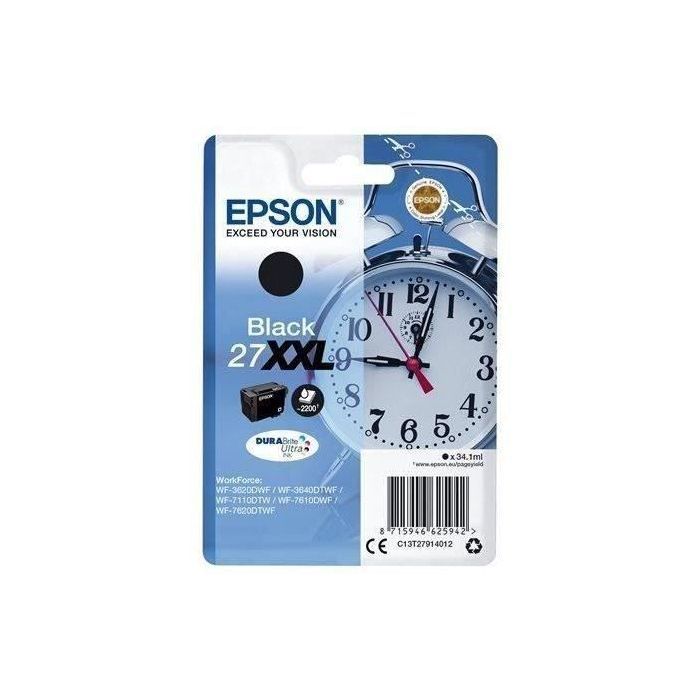 EPSON T2791 Cartridge - Alarm Clock - Black XXL