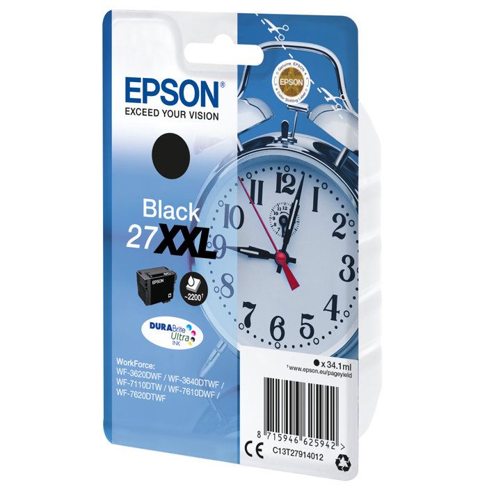 EPSON T2791 Cartridge - Alarm Clock - Black XXL