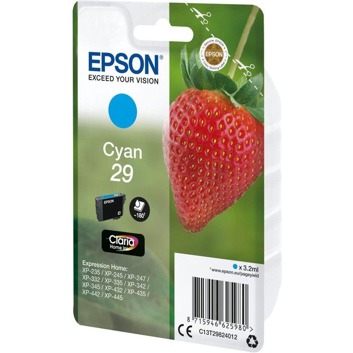 EPSON Cartridge T2982 - Strawberry - Cyan