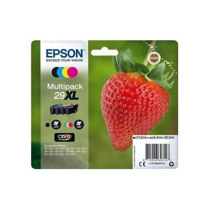 EPSON Multipack T2996 - Strawberry - Black, Cyan, Magenta, Yellow XL