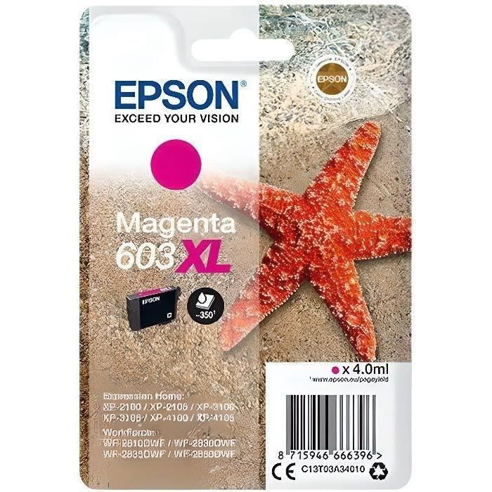 EPSON Inkjet Cartridge Singlepack 603XL Ink - Magenta