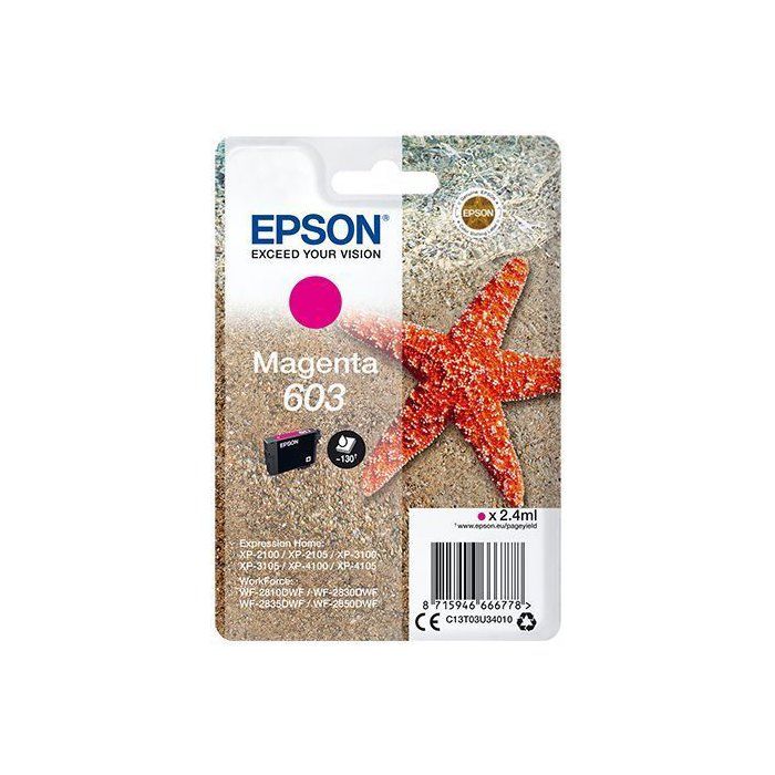 EPSON Inkjet Singlepack 603 Ink Cartridge - Magenta