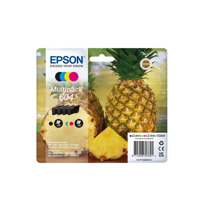 Ink - EPSON - Multipack 4 colors - 10.6ml per cartridge - Compatible Expression Home XP-4200